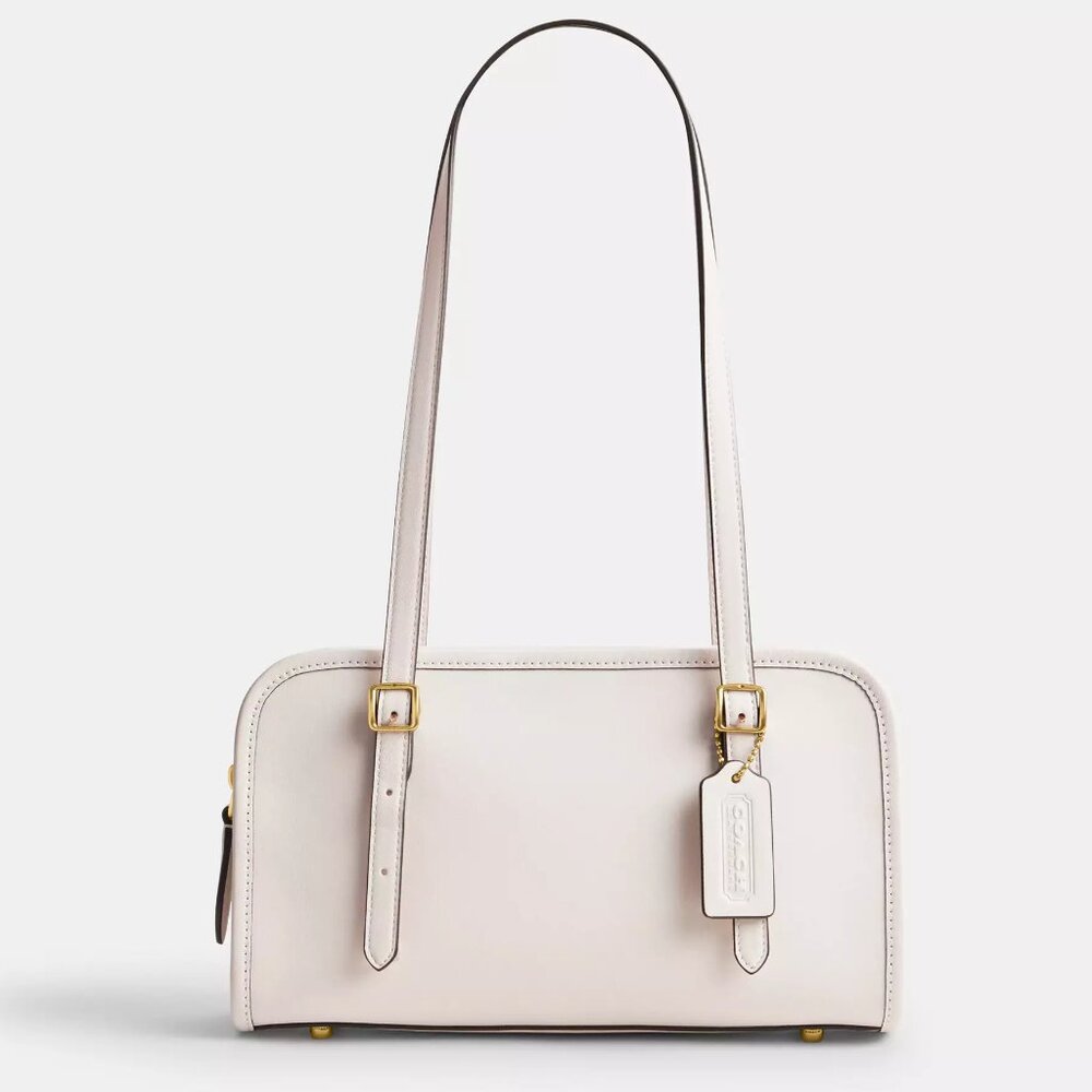 NWT ✅ Coach SWING Bag Glovetanned CM565 in CHALK / Gold ⭐ NWT